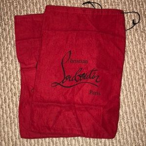 Louboutin dust bags